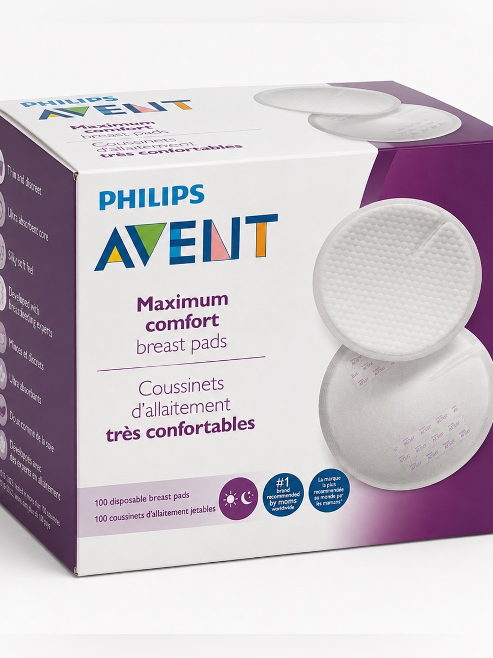 Philips Avent Maximum Comfort Disposable Breast Pads – Open Box, Unused